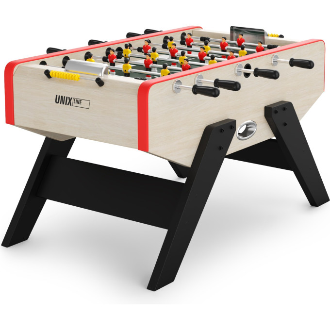 Игровой стол UNIX LINE ФУТБОЛ - КИКЕР (140х70см) Light Wood GTS140X70LWD