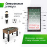 Игровой стол UNIX LINE Футбол - Кикер (140х74 cм) Wood GTSFU140X74WD